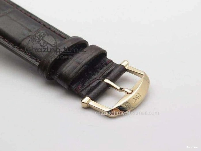 MIROTIME 0220 Modern Portofino SCHAFFHAUSEN RG MKF 1:1 V2 Best Edition White Dial On Brown Leather Strap A 7344